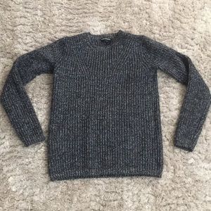 Navy blue & white Club Monaco sweater